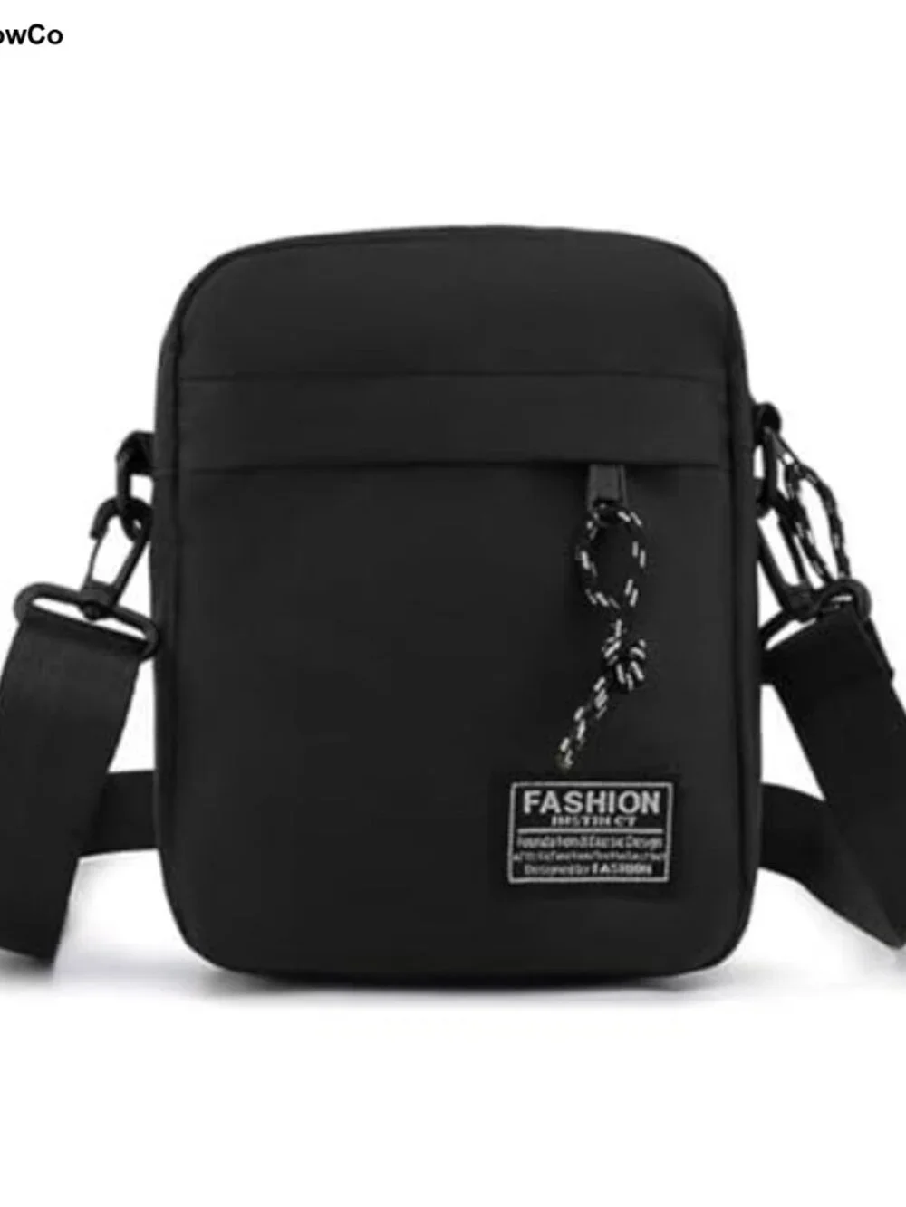Waterproof Nylon Sling Bag Crossbody Chest Pack Multi Zipper Compartments Unisex